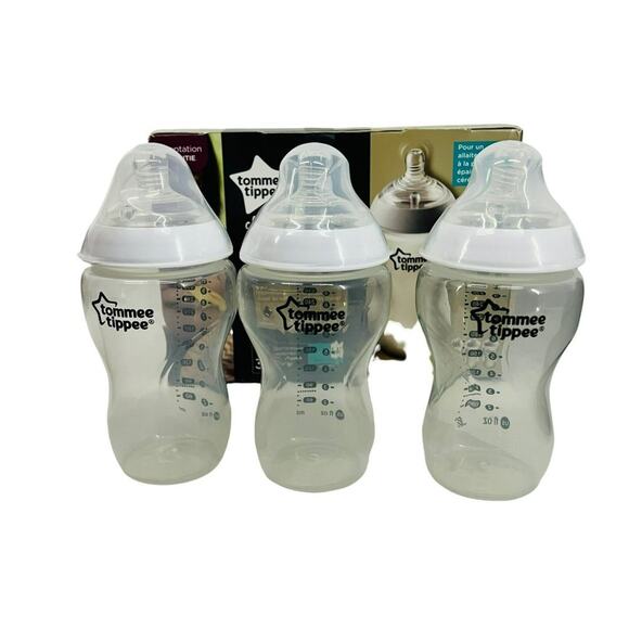 Tommee Tippee Closer to Nature Bottle Anti-Colic Bottle 11oz 6m+ Open Box - Picture 2 of 4
